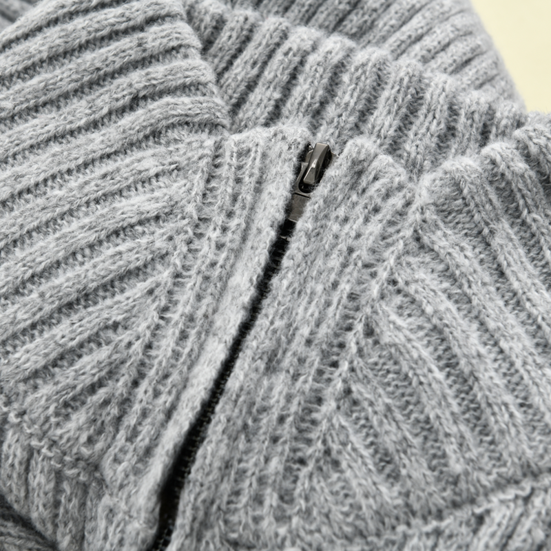Atlas Ribbed Knit Cardigan