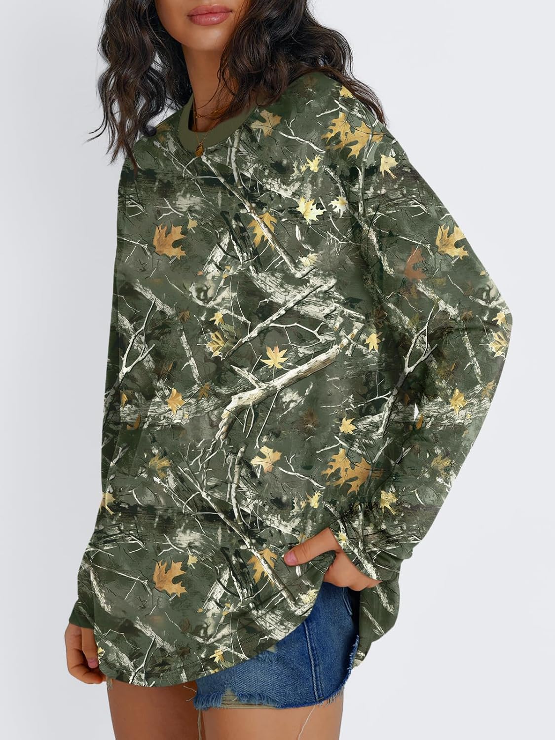 Oversized Langarmshirt für Damen - Image 66