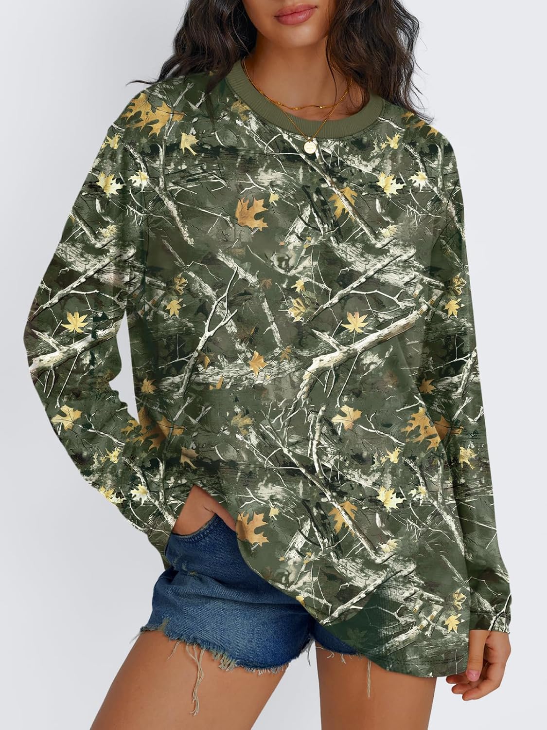 Oversized Langarmshirt für Damen - Image 65
