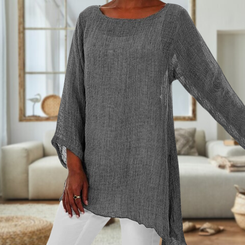 Elegante Damenbluse mit langen Ärmeln – Clara