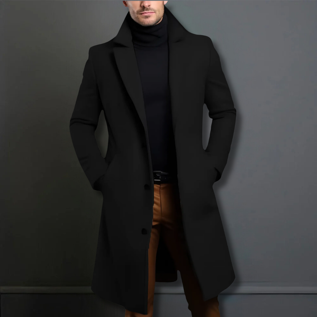Herren Mantel mit fallendem Revers - Image 6