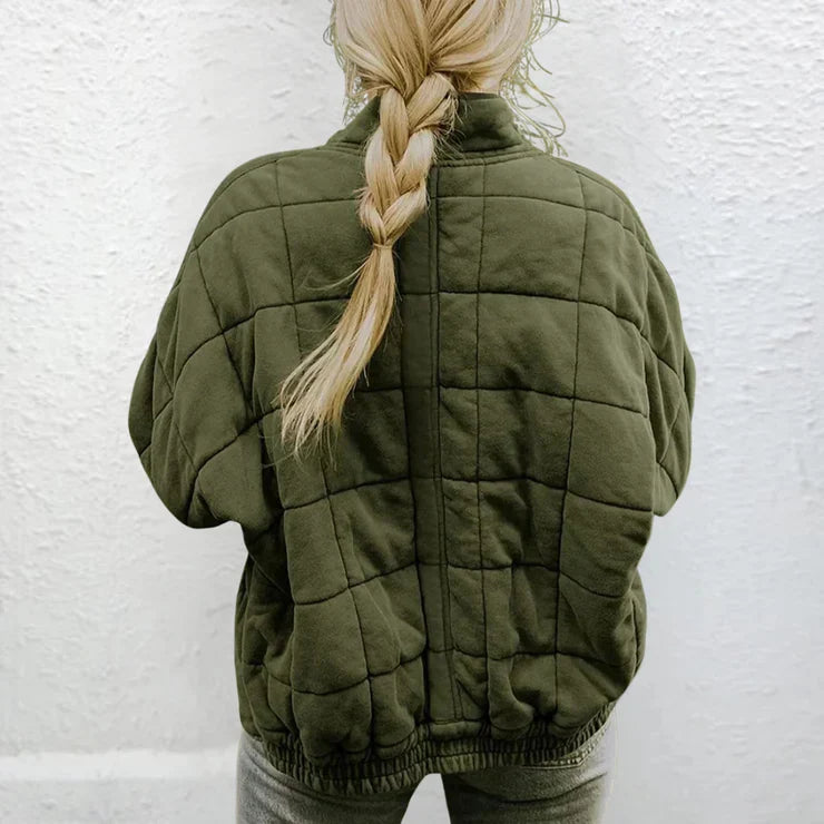 Gesteppte Zip-Up Jacke für Damen - Image 3