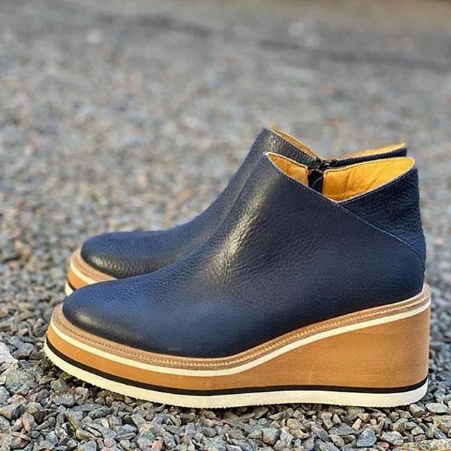 Kunstleder Stiefeletten für Damen – elegant und bequem – Sophia