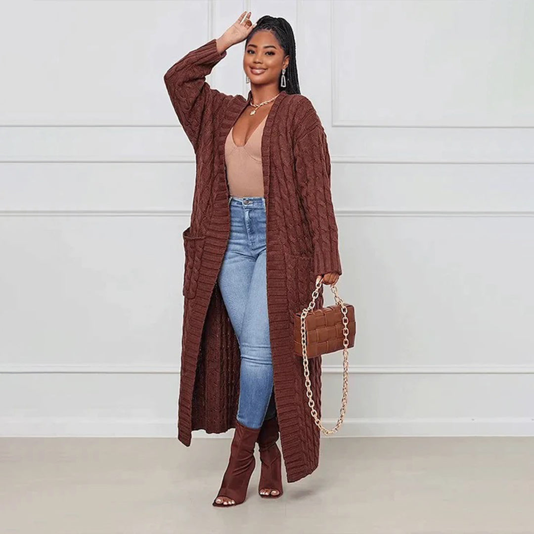 Strickjacke Damen Winter, weich und bequem – Isabella
