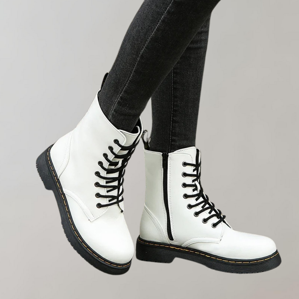 Damen Stiefel aus Kunstleder – elegant und bequem – Sophia