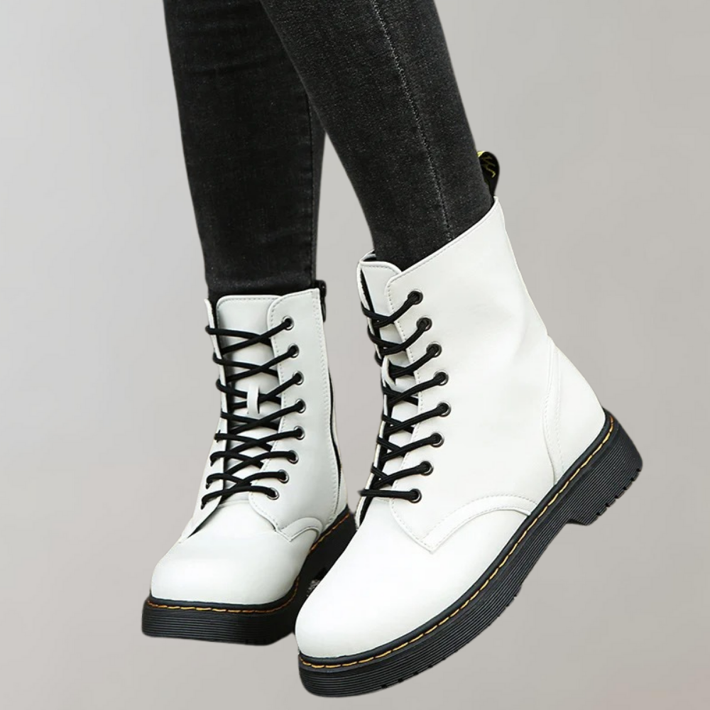 Damen Stiefel aus Kunstleder – elegant und bequem – Sophia