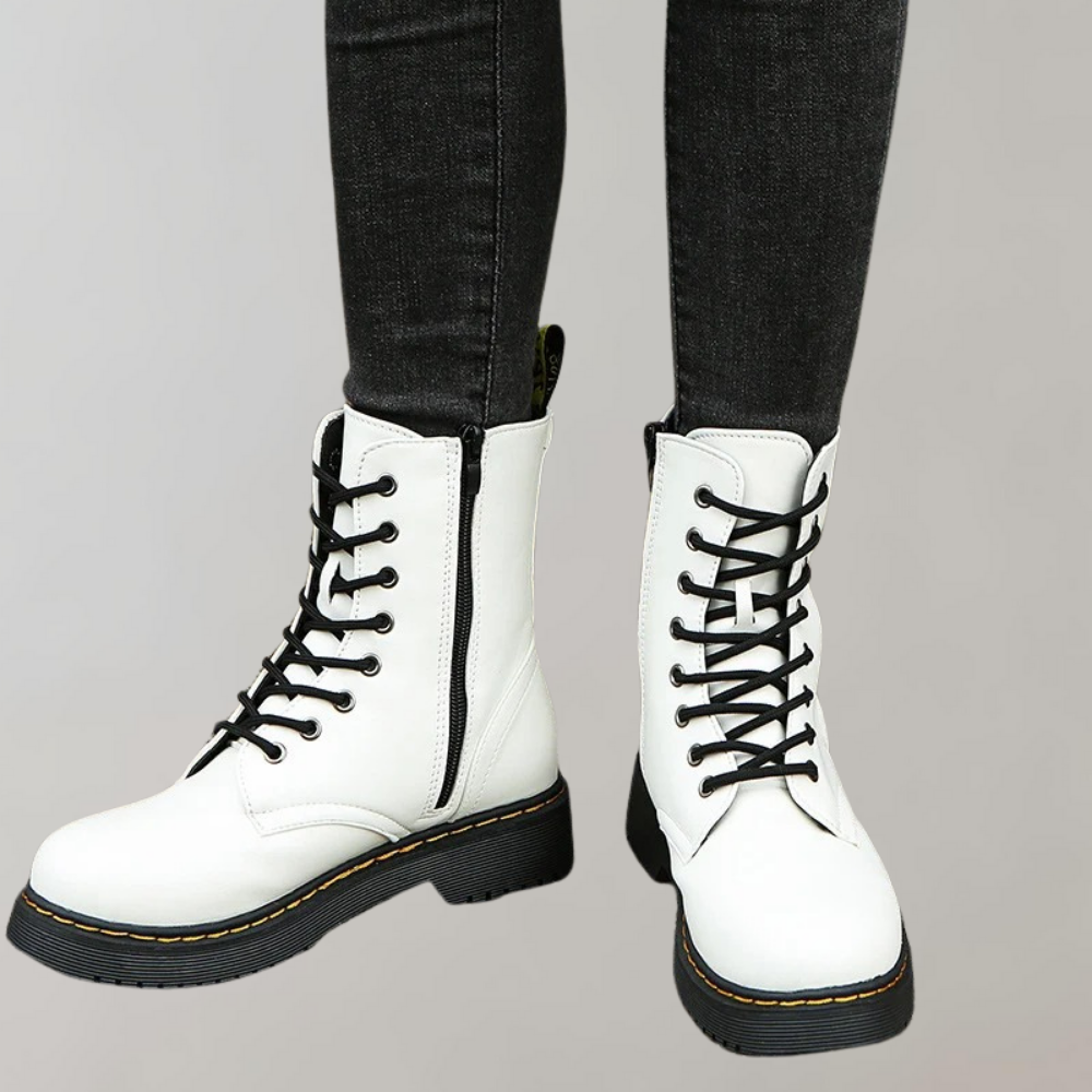 Damen Stiefel aus Kunstleder – elegant und bequem – Sophia