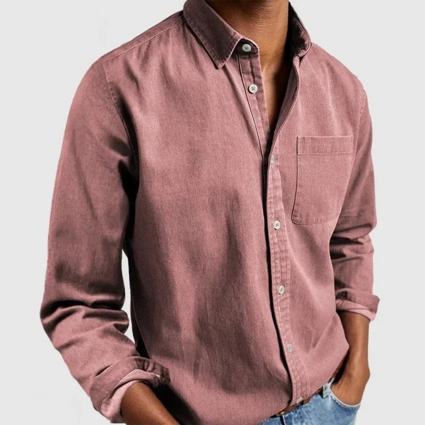Button-Down Langarmhemd für Herren - Image 10