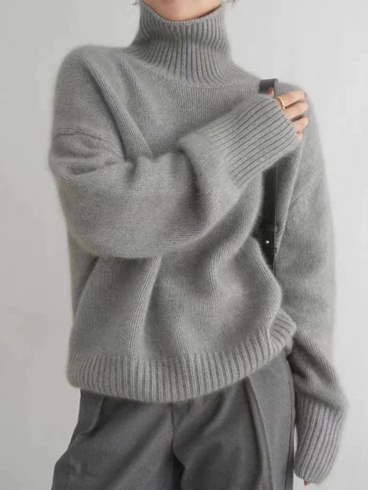 Oversized Langarmpullover für Damen - Image 3