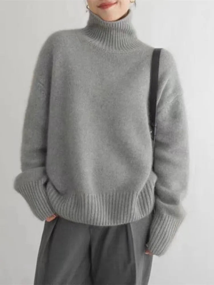 Oversized Langarmpullover für Damen - Image 4