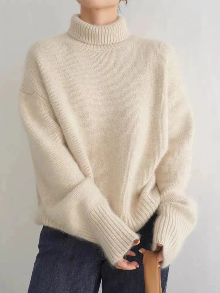 Oversized Langarmpullover für Damen - Image 2