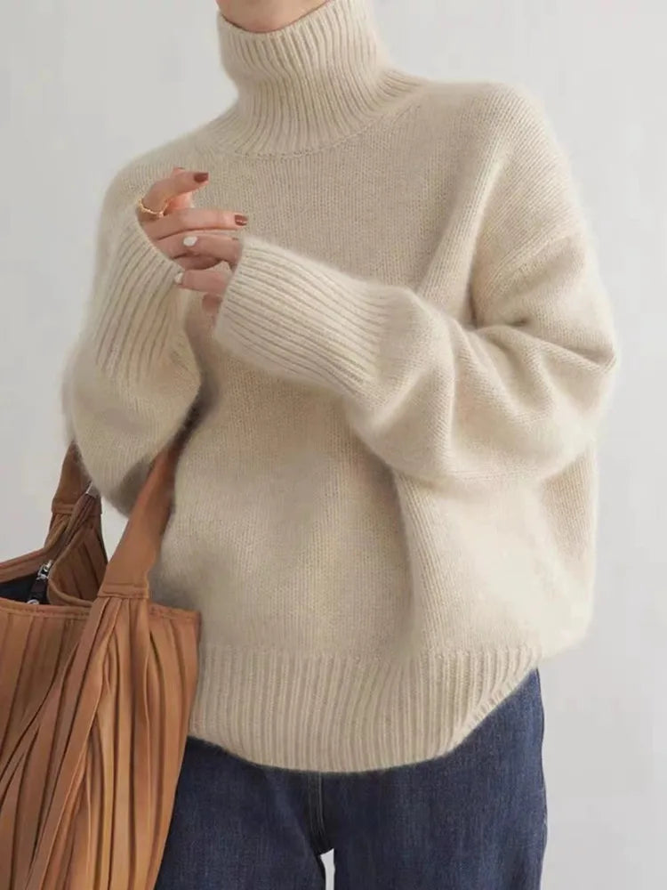 Oversized Langarmpullover für Damen - Image 1