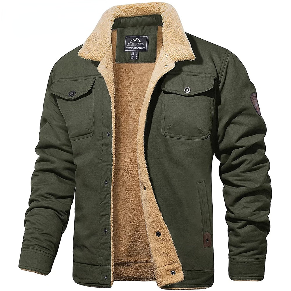 Sherpa-Kragen Jacke für Herren - Image 5