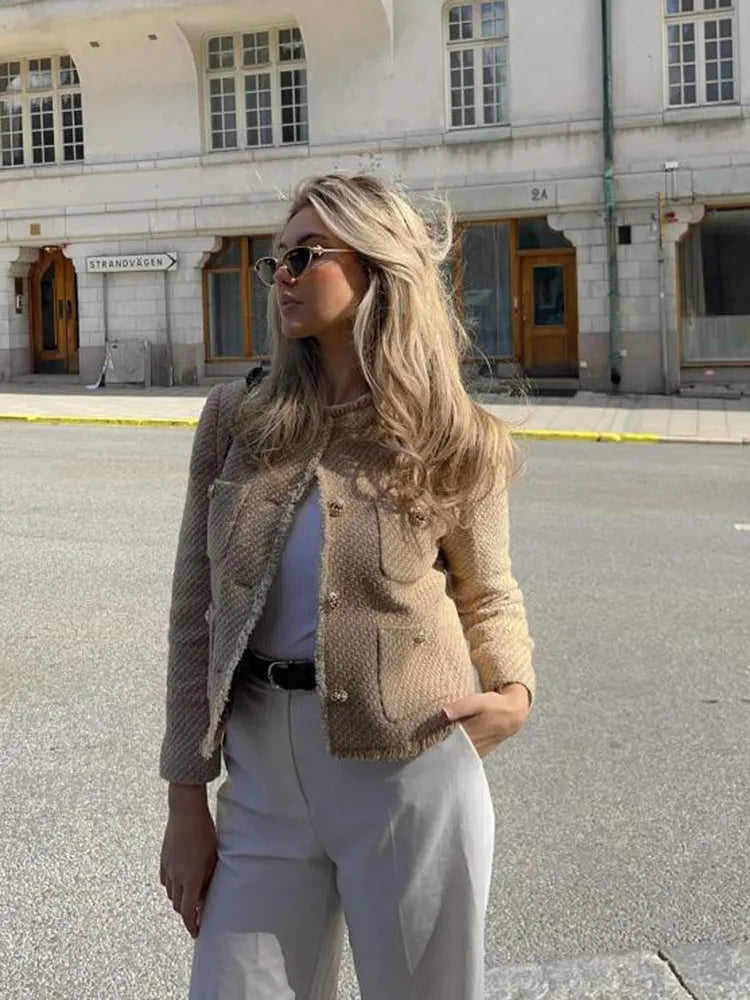 Kurze Tweedjacke für Damen - Image 1