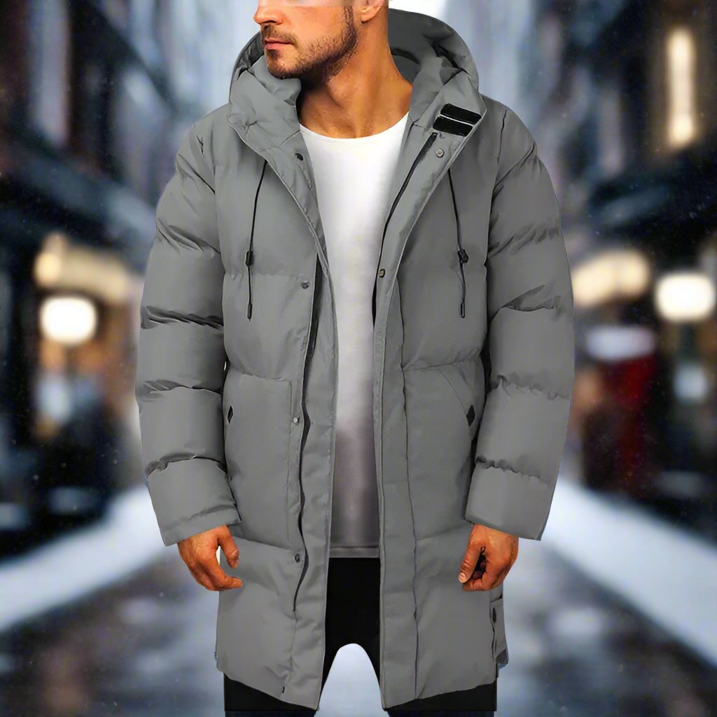 Lange Winterjacke für Herren: Warm und Wasserabweisend – Jonas