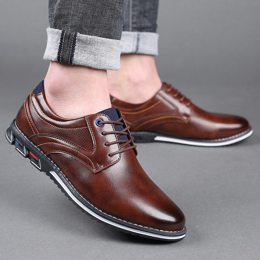 Herren Kunstleder Oxford Schnürschuhe für formelle Anlässe – Max