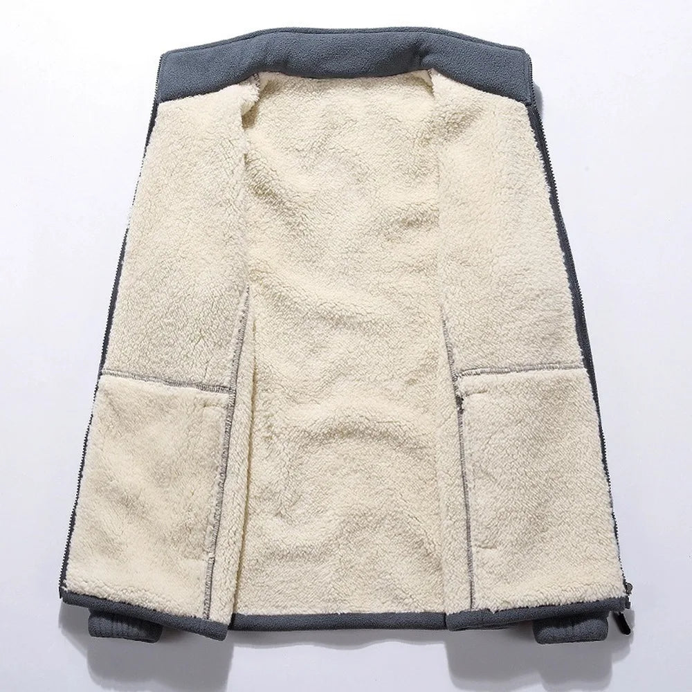 Fleecejacke mit durchgehendem Reißverschluss für Herren - Image 4