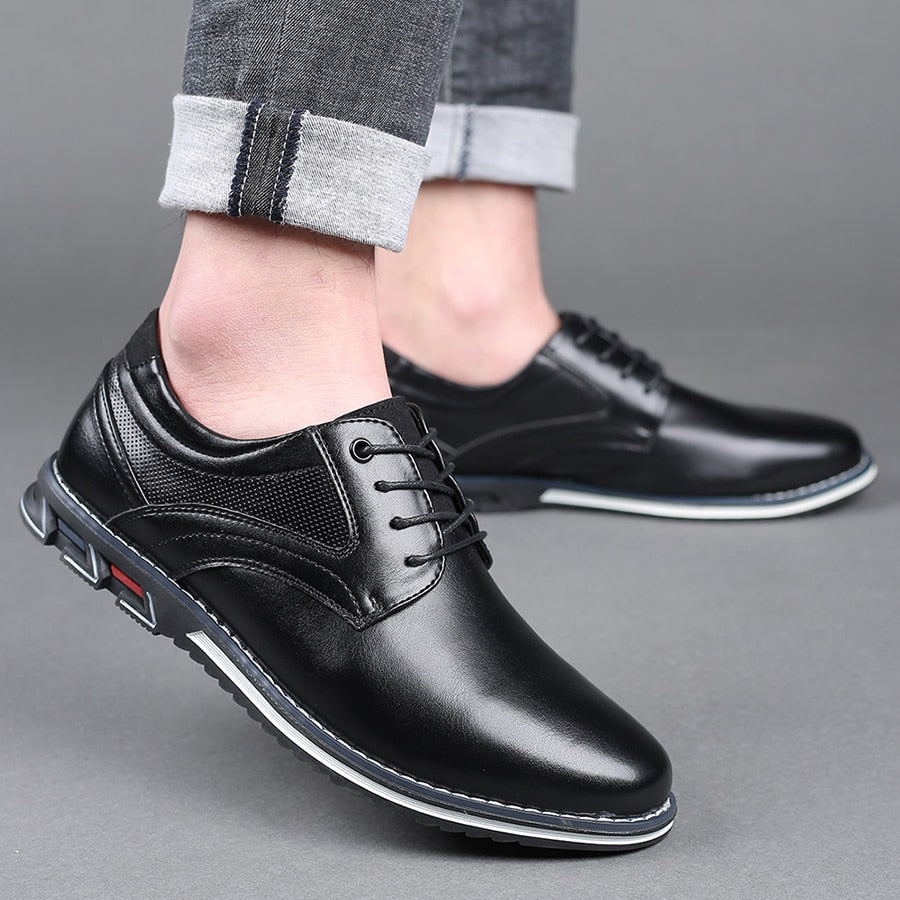 Herren Kunstleder Oxford Schnürschuhe für formelle Anlässe – Max