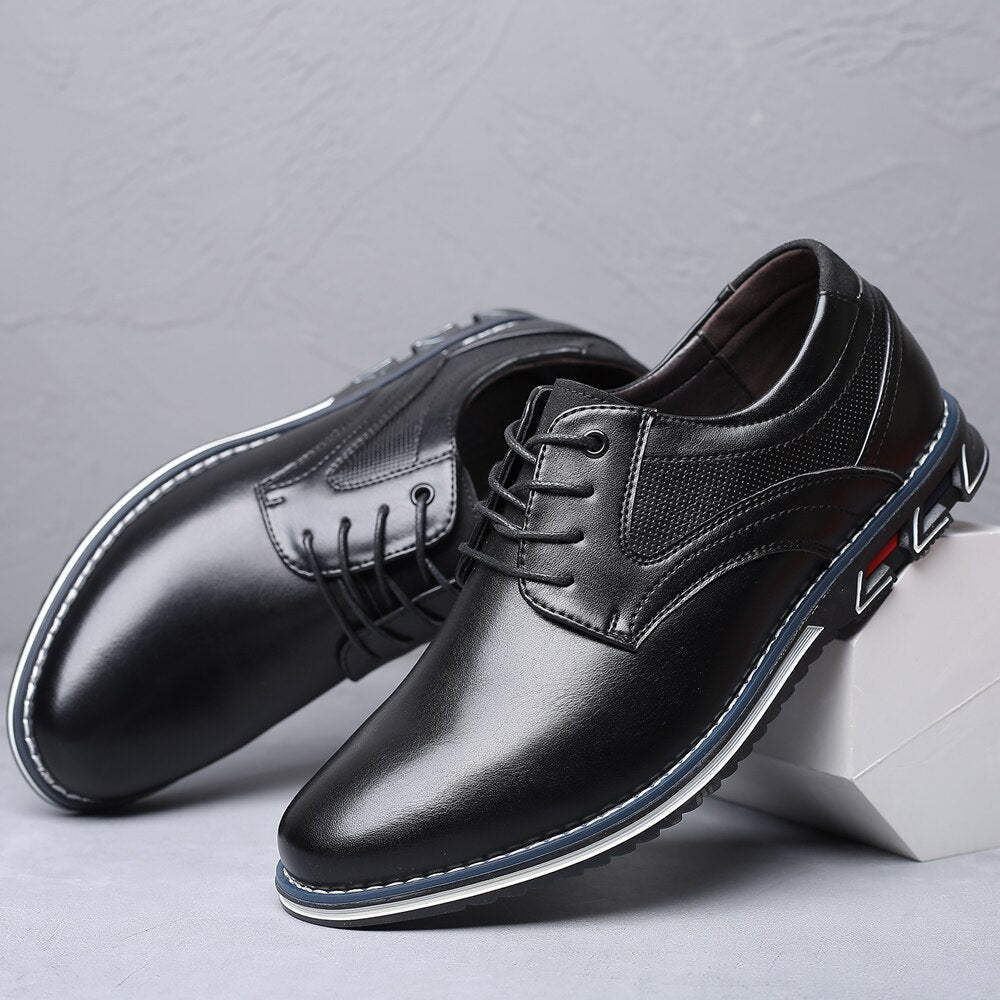 Herren Kunstleder Oxford Schnürschuhe für formelle Anlässe – Max