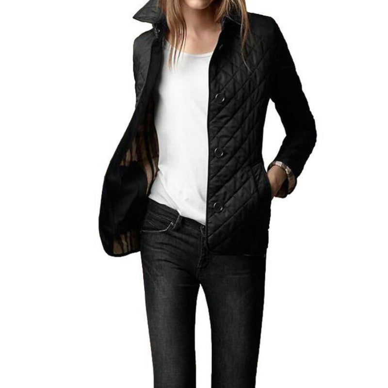 Gesteppte Jacke mit Knopfleiste für Damen - Image 2