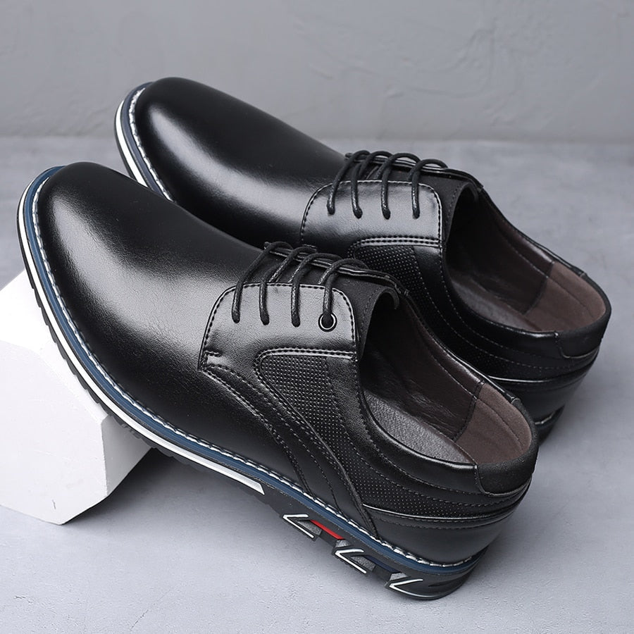 Herren Kunstleder Oxford Schnürschuhe für formelle Anlässe – Max