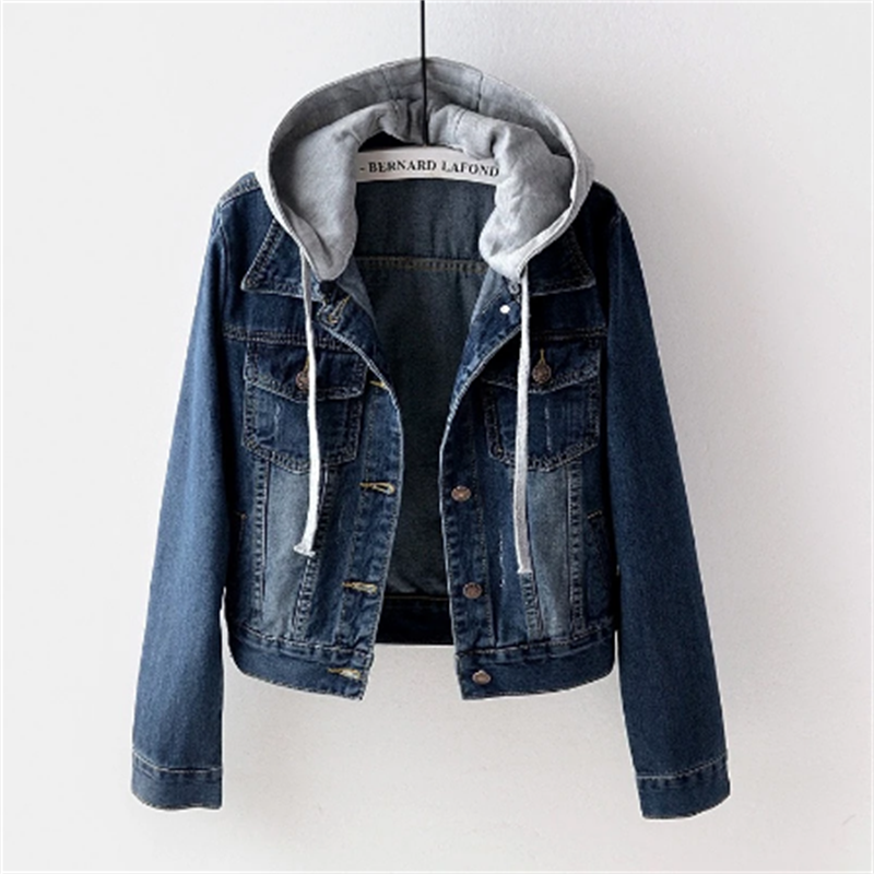 Kapuzen-Jeansjacke für Damen - Image 3