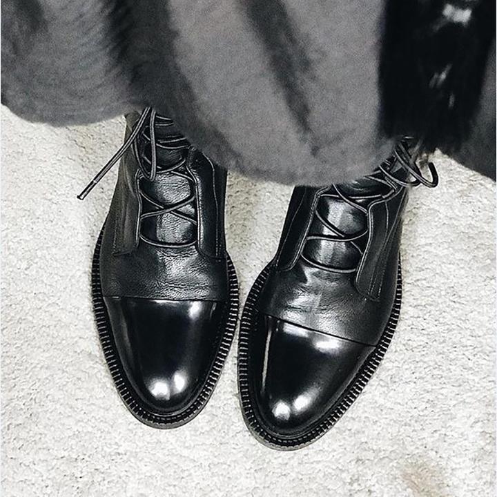 Elegante Kunstleder Absatzstiefel für Damen – Sophia