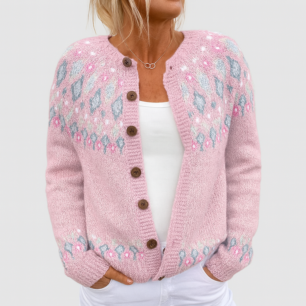 Strickjacke mit Knopfleiste für Damen - Image 2