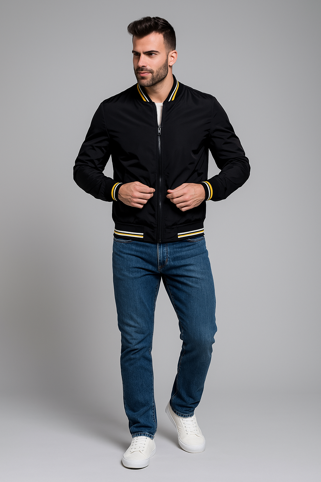 Bomberjacke mit Reißverschluss für Herren - Image 9