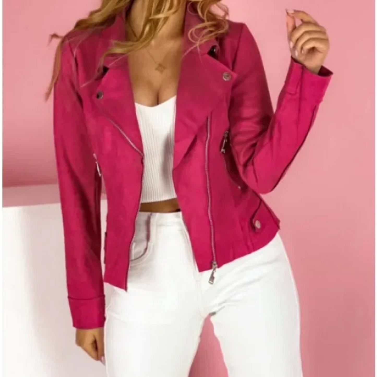 Slim-Fit Bikerjacke für Damen - Image 5