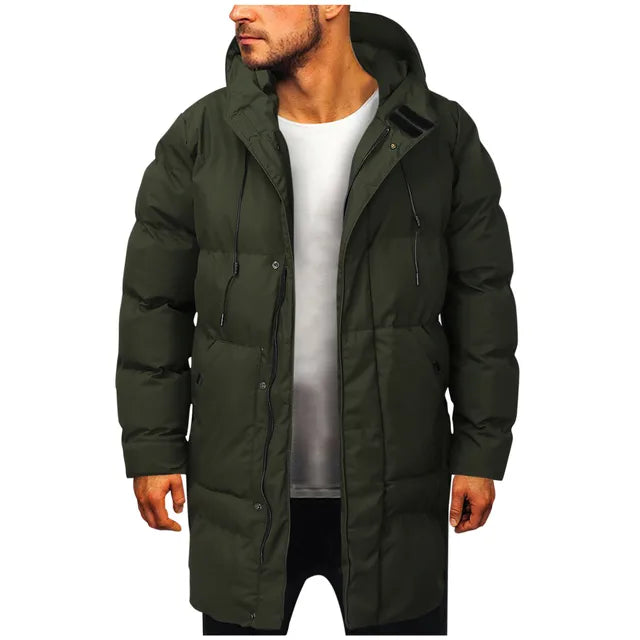 Lange Winterjacke für Herren: Warm und Wasserabweisend – Jonas