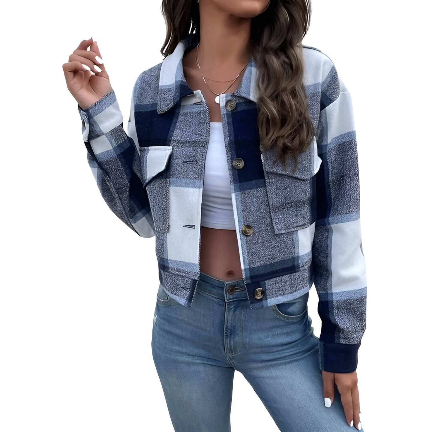 Karo Strickcardigan Damen – Weich & Stylisch für den Herbst – Sophie