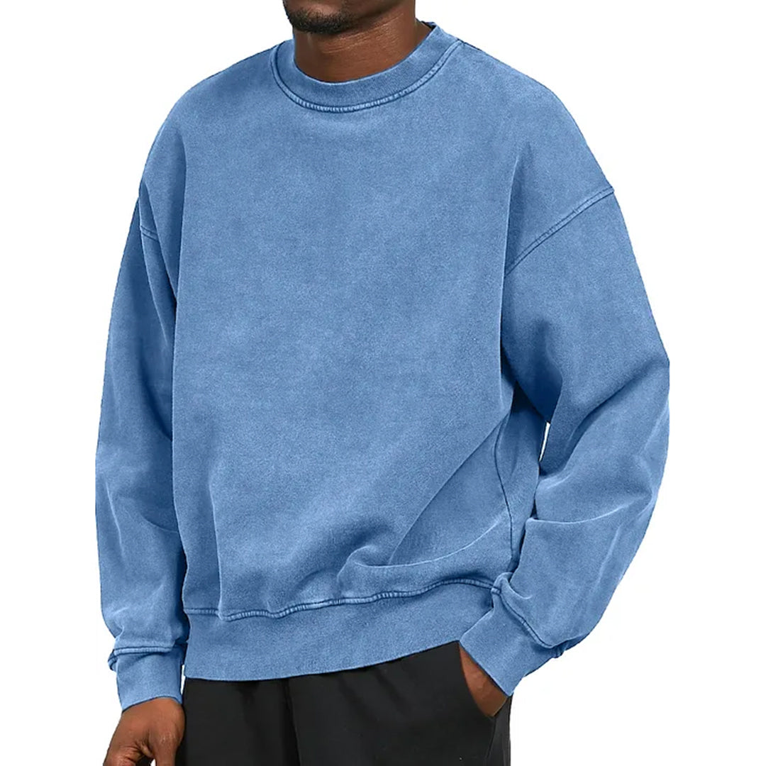 Oversized Rundhals-Pullover für Herren - Image 3