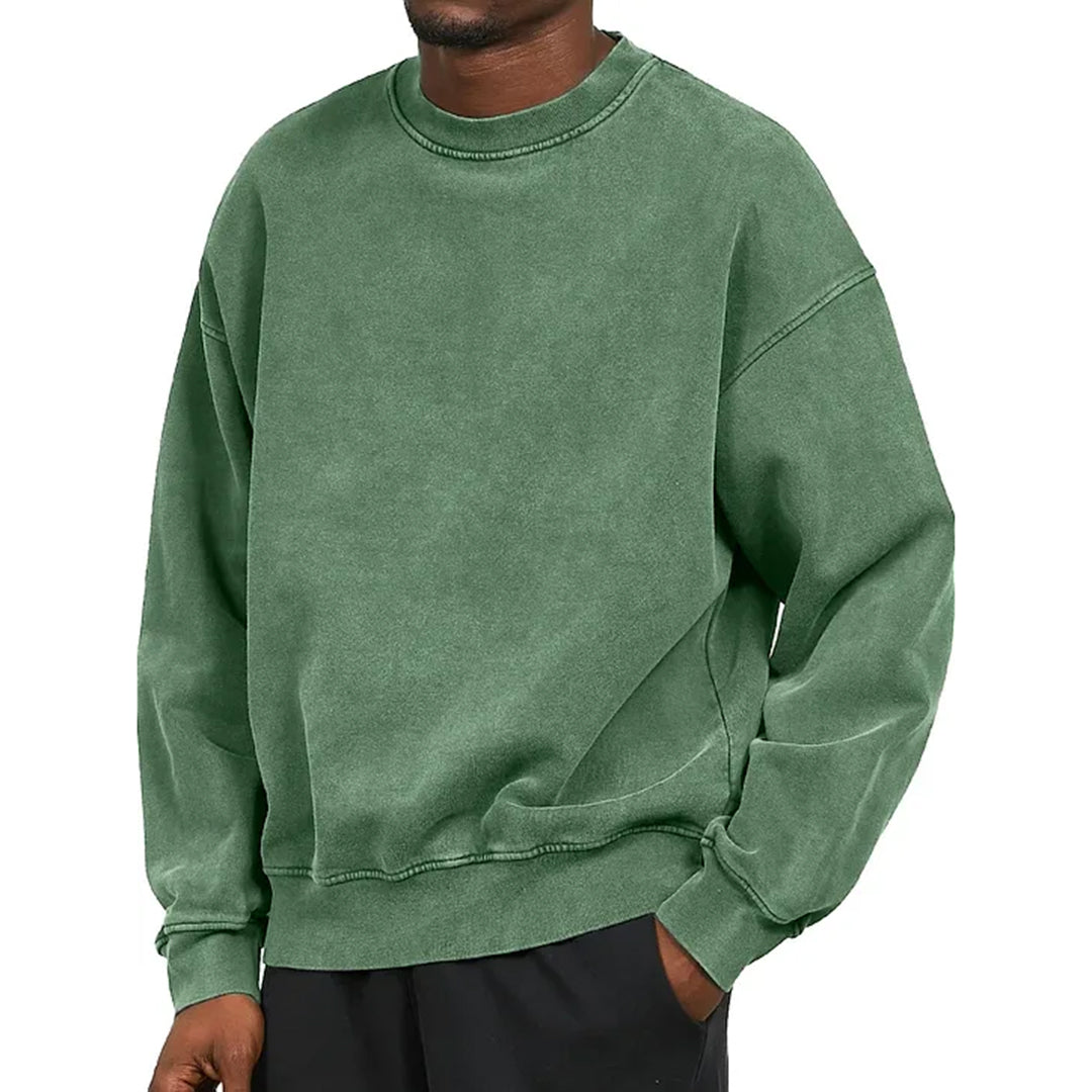 Oversized Rundhals-Pullover für Herren - Image 6