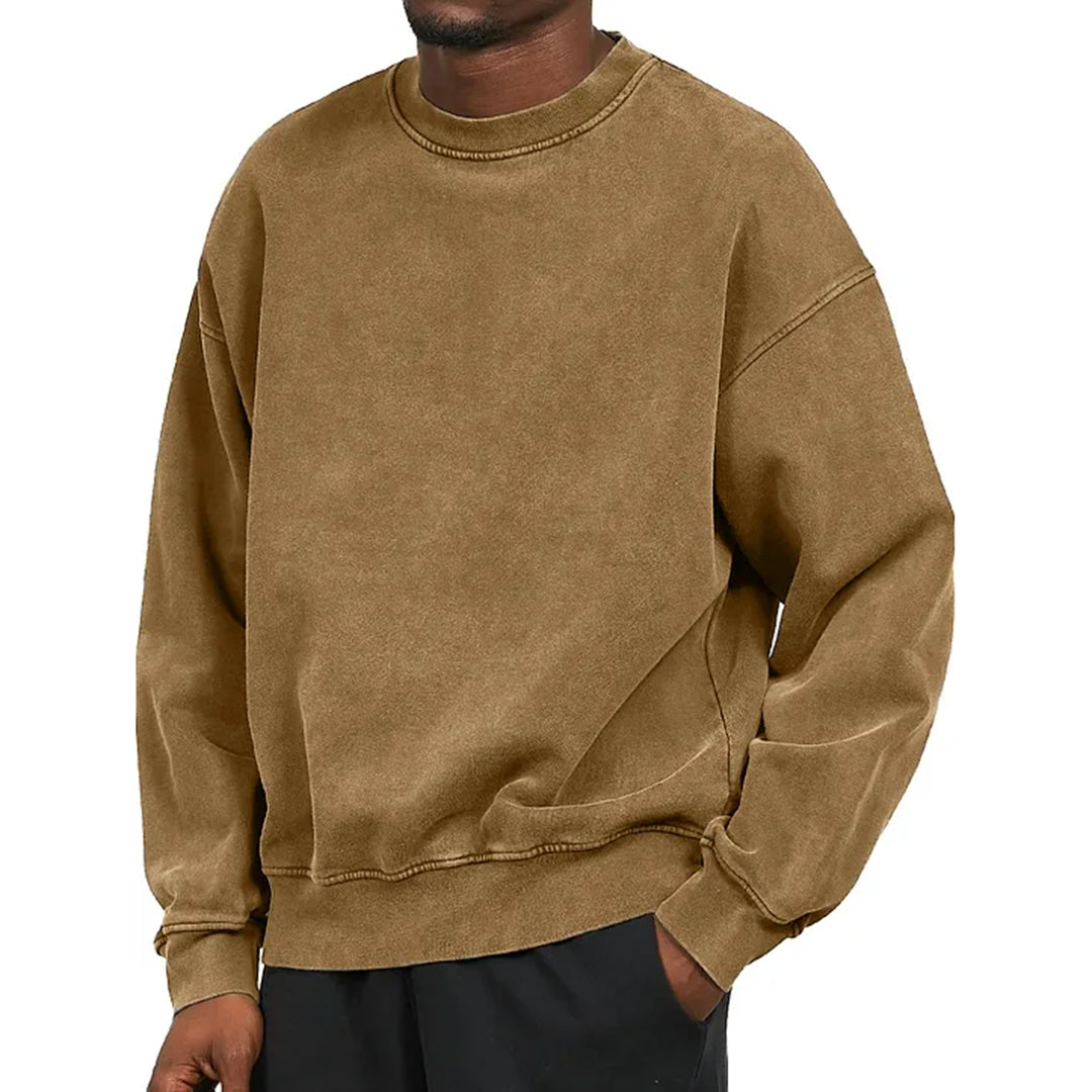 Oversized Rundhals-Pullover für Herren - Image 7