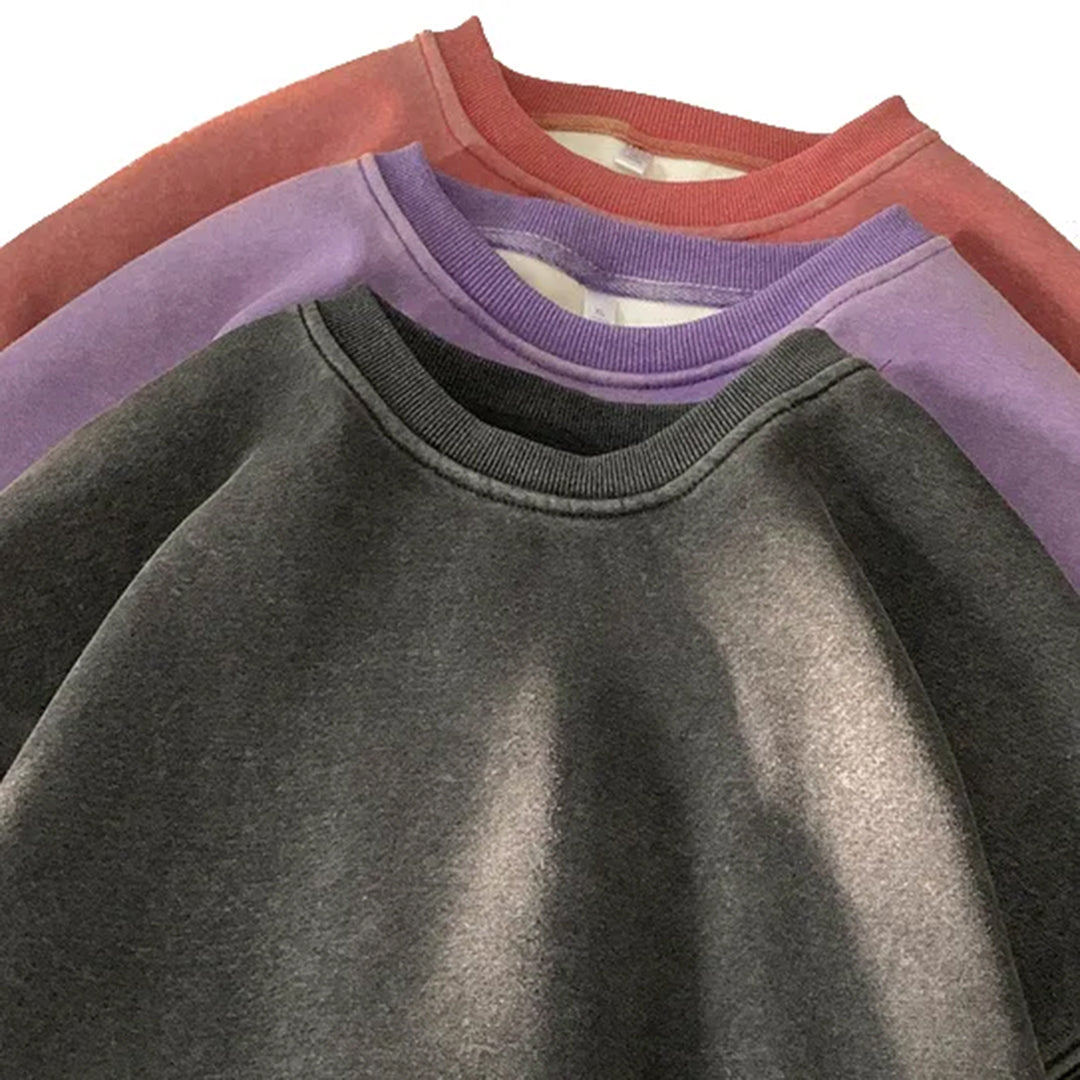 Oversized Rundhals-Pullover für Herren - Image 9