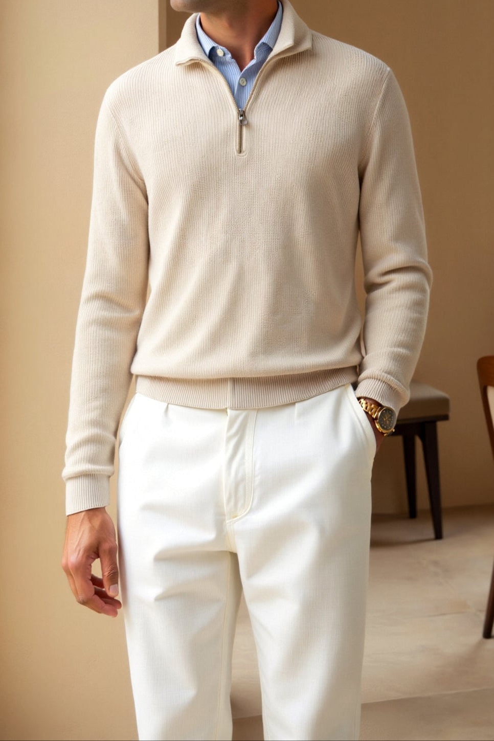 Quarter-Zip Pullover für Herren - Image 3