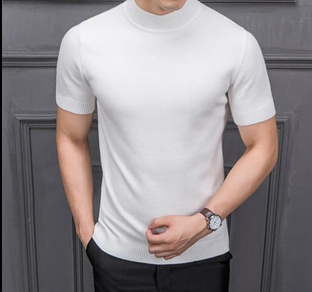 Kurzarm-Rollkragenpullover für Herren - Image 3
