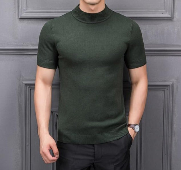 Kurzarm-Rollkragenpullover für Herren - Image 4