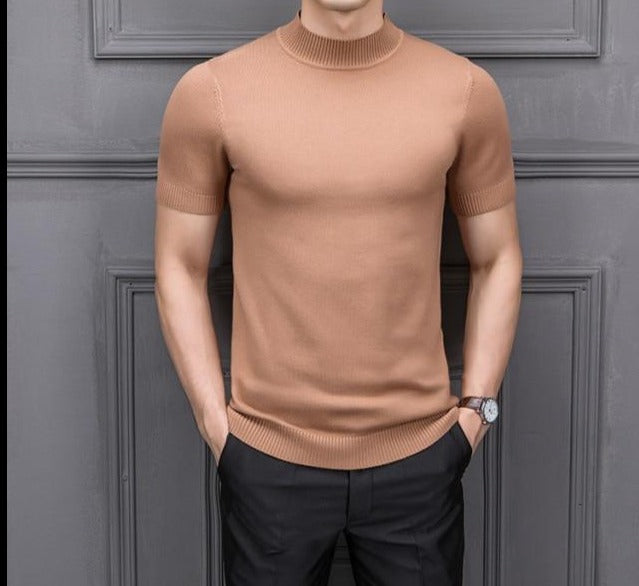 Kurzarm-Rollkragenpullover für Herren - Image 6