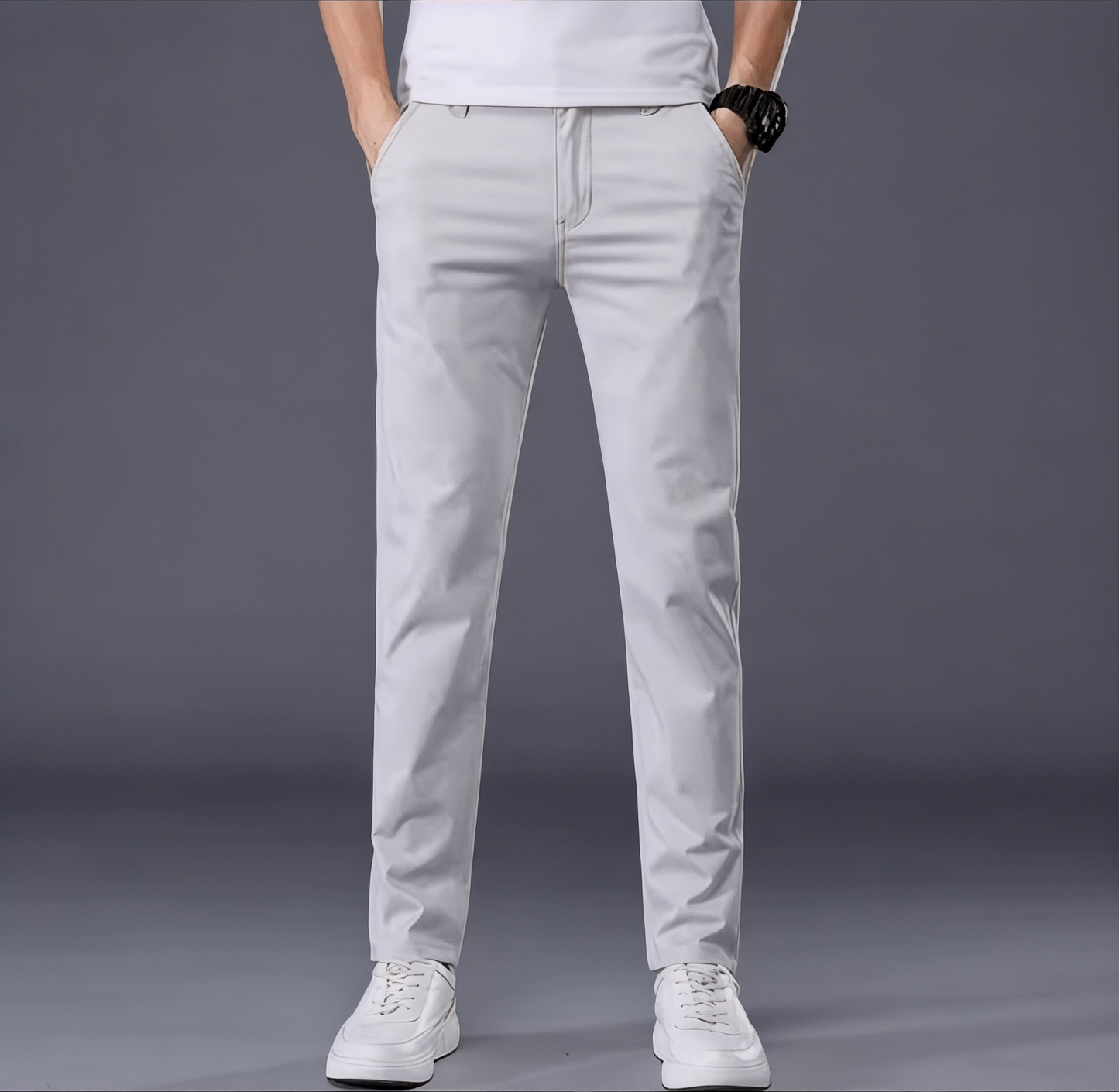 Slim-Fit Chino-Hosen für Herren - Image 8