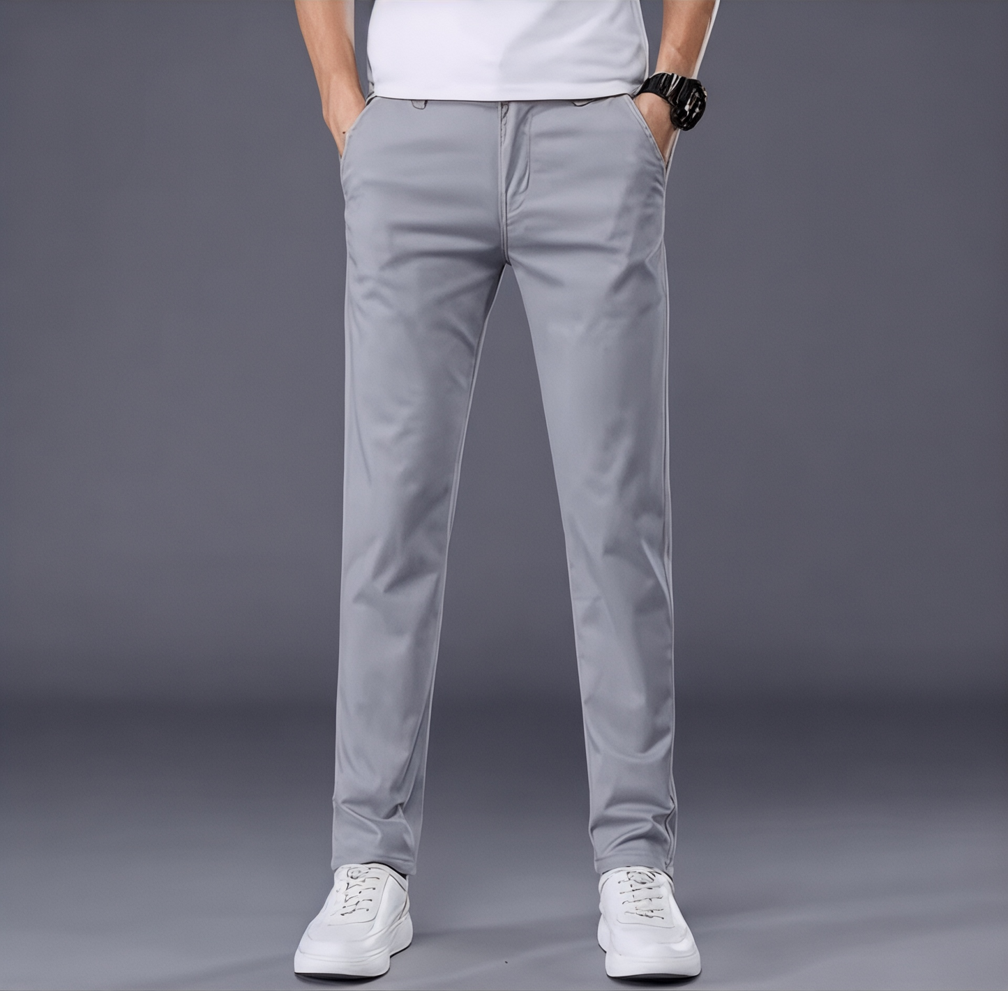 Slim-Fit Chino-Hosen für Herren - Image 11