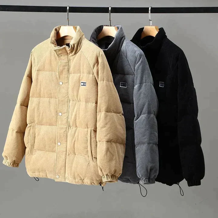 Pufferjacke mit Knopfleiste für Herren - Image 3