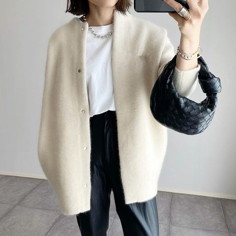 Cardigan mit flauschigen Ärmeln für Damen – Emilia