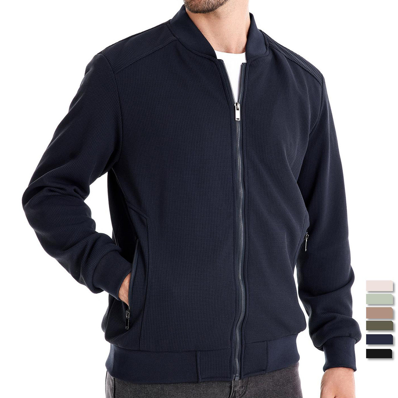 Bomberjacke mit Reißverschluss für Herren - Image 5