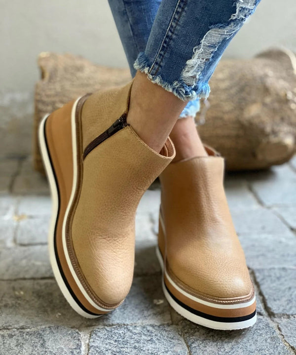 Kunstleder Stiefeletten für Damen – elegant und bequem – Sophia
