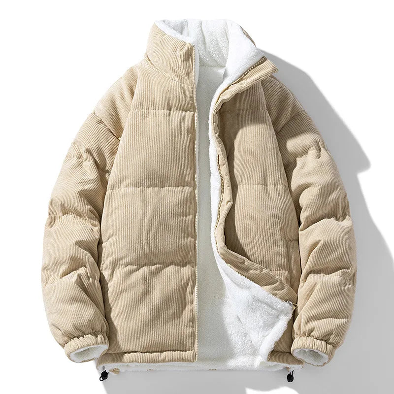 Gesteppte Cord Pufferjacke für Herren - Image 3