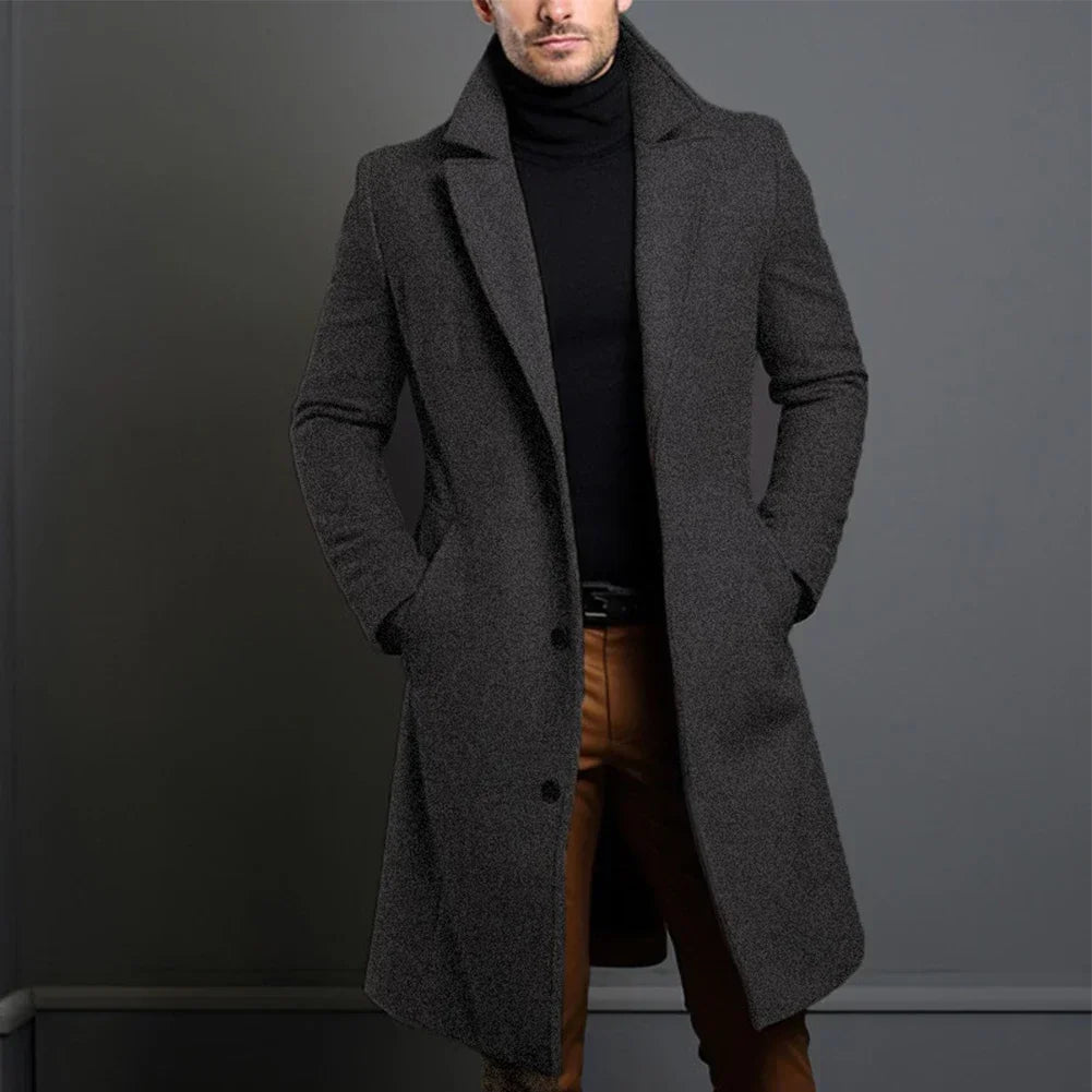 Herren Mantel mit fallendem Revers - Image 4