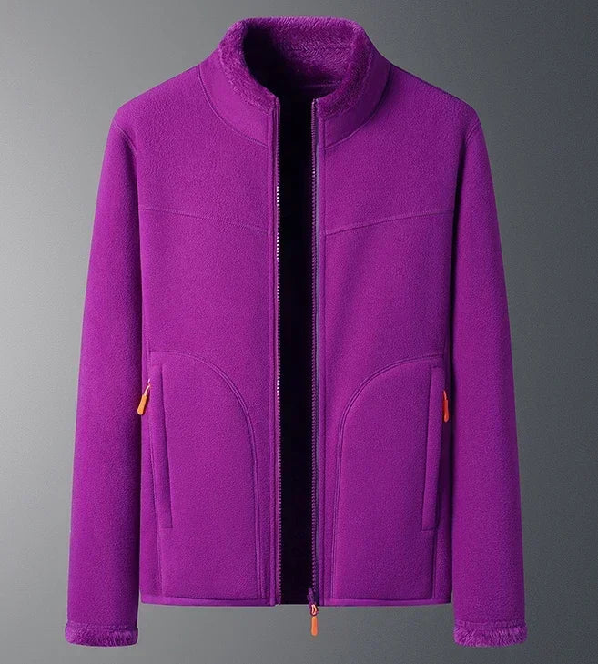 Sherpa-gefütterte Fleecejacke für Damen - Image 8