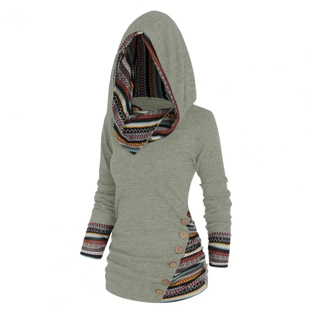 Wasserfallkragen-Tunika-Pullover für Damen - Image 8
